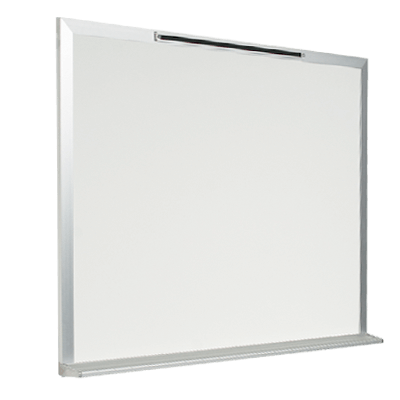 White board with tray