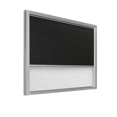 Vertical sliding board with many writing surfaces and no fixed legs