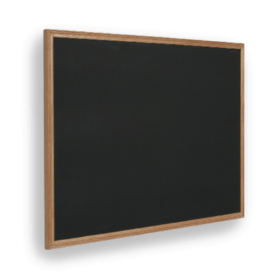 Writing board with wooden frame